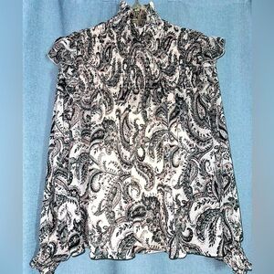 Ophelia Roe Smock Paisley Blouse